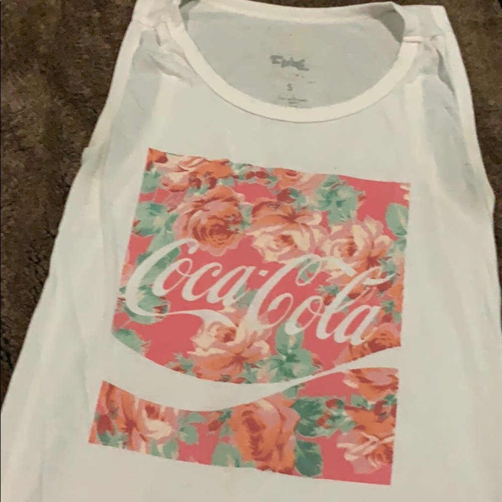 Floral Coca Cola Tank